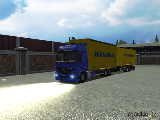 gts Mercedes Actros + Tandem-Willi-Betz verv mb A  GTS COMBO'S