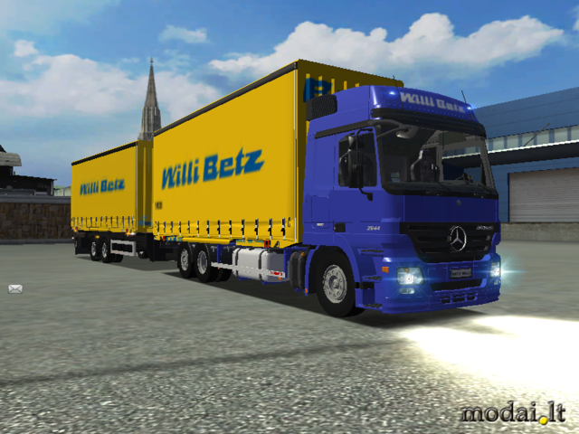 gts Mercedes Actros + Tandem-Willi-Betz verv mb A  GTS COMBO'S