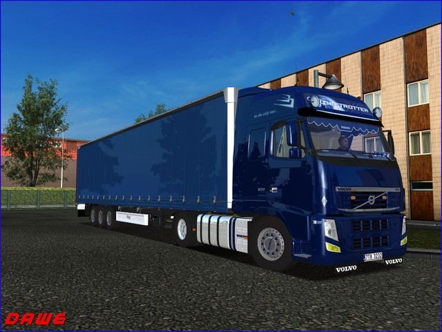 gts Volvo FH 500 + Fliegltrailer by DAWE verv volv GTS COMBO'S