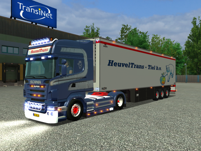 ets Scania R 620 + Chereau trailer Heuevltrans Tie ETS COMBO'S