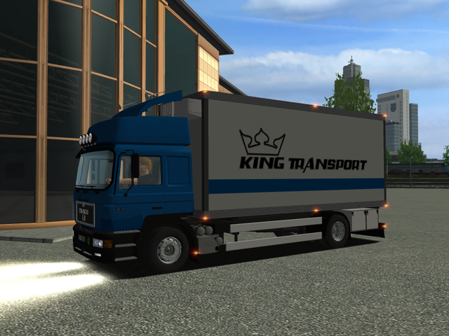 ets Man F2000 BDF + Schmitz aanhanger King Transpo  ETS & GTS