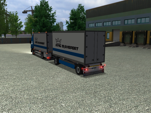 ets Man F2000 BDF + Schmitz aanhanger King Transpo  ETS & GTS