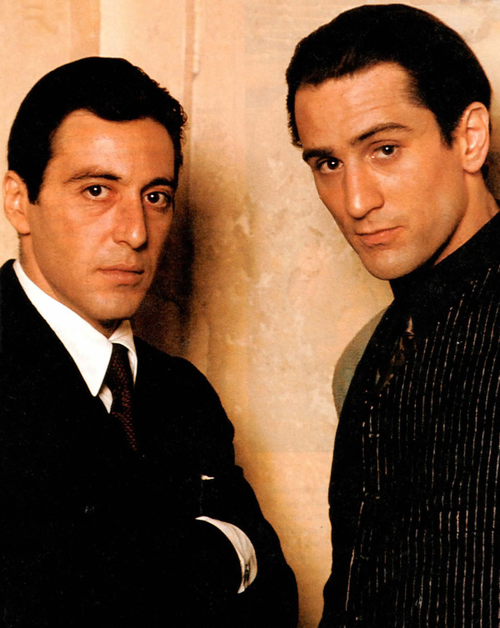 al pacino & robert de niro, 1974 - 