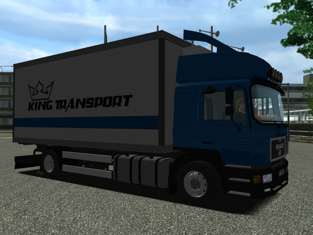 ets Man F2000 BDF + Schmitz aanhanger King Transpo ETS COMBO'S