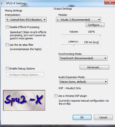 spux2.0 r5460 setting - 
