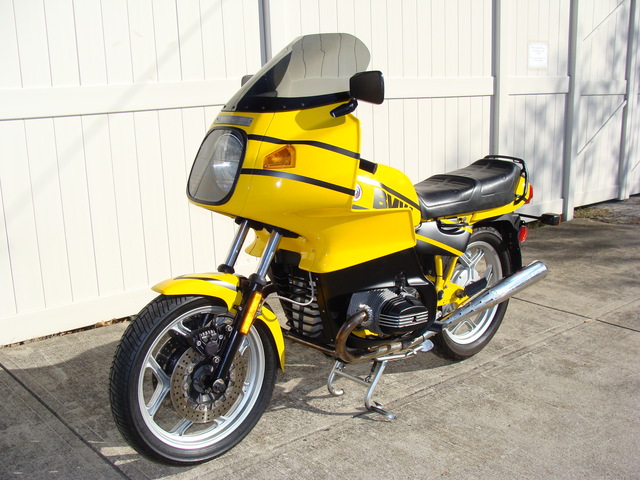 6480505 '86 R100RS Sport. Yellow 001 SOLD.....1986 R100RS COMPLETE REBUILD Custom Sport. Yellow, Fresh 10K Service, new battery, 336 Sport Cam, Dual Plugs.