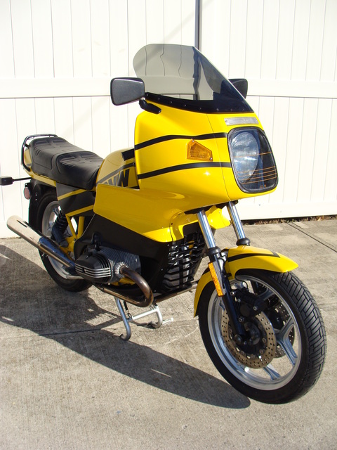6480505 '86 R100RS Sport. Yellow 022 SOLD.....1986 R100RS COMPLETE REBUILD Custom Sport. Yellow, Fresh 10K Service, new battery, 336 Sport Cam, Dual Plugs.