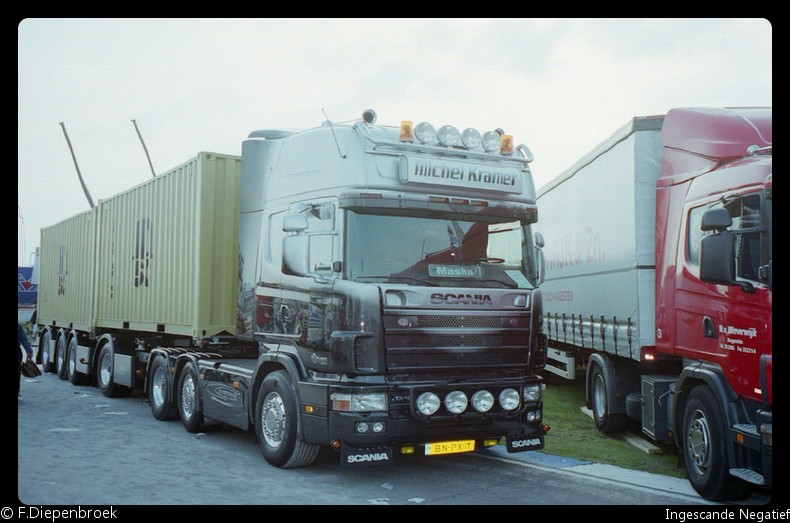 BN-PX-11 Scania 164L 580 Michel Kramer-BorderMaker - truckstar