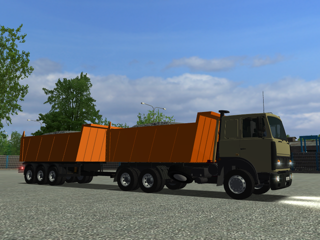 ets Maz 5336 6x4 Kipper + interieur + kipper tande ETS COMBO'S