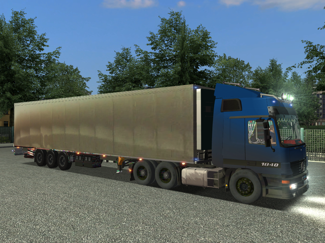 gts Mercedes Actros MP1 6x4 + Schmitz trailer by F GTS COMBO'S