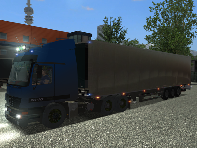 gts Mercedes Actros MP1 6x4 + schmitz trailer by F GTS COMBO'S