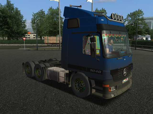 gts Mercedes Actros MP1 6x4 + Schmitz trailer by F GTS COMBO'S