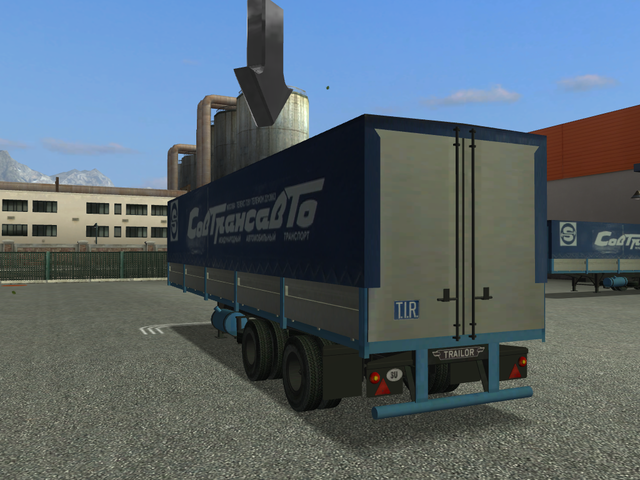 gts Trailer oldstyle 2 asser verv reefer 2 trailers 2 axxis