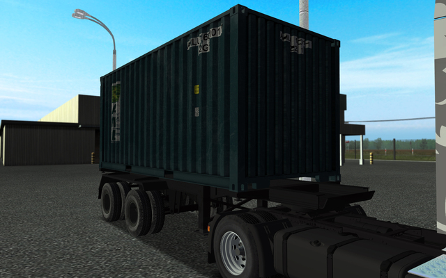 gts kleine 2 asser container trailer by Deskpro,Ra trailers 2 axxis