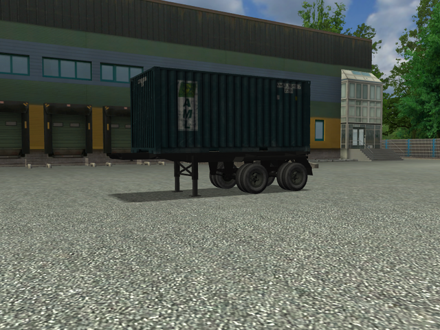 ets Kleine 2 asser container trailer verv containe trailers 2 axxis