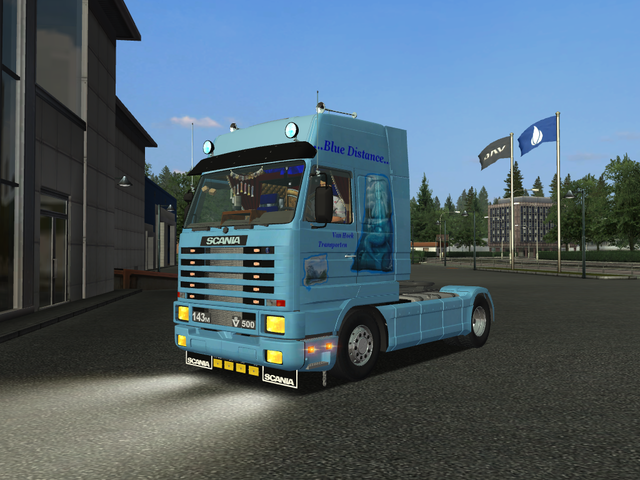 gts Scania 143M V8 500 + interieur van Hoek Transp GTS TRUCK'S