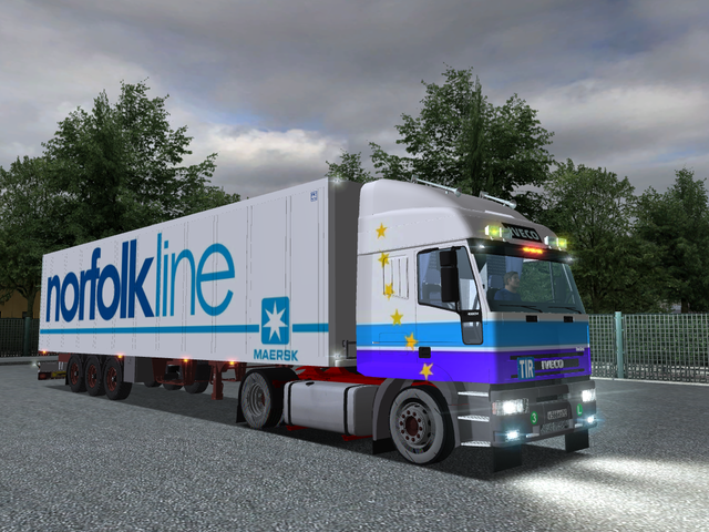 gts Iveco Eurotech + Schmitz Norfolkline Maersk by GTS COMBO'S