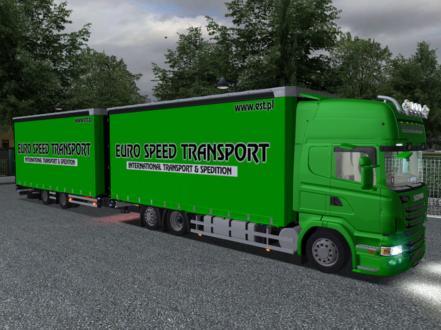 gts Scania R500 6x2 + tandem Euro Speed Transport  GTS COMBO'S