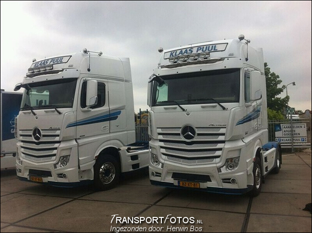 2x MB Actros Giga Space voor Klaas Puul Volendam - Ingezonden foto's 2013