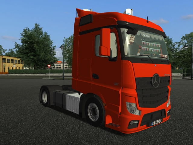 gts Mercedes Actros MP4 + trailer Cartrans by Carl GTS COMBO'S