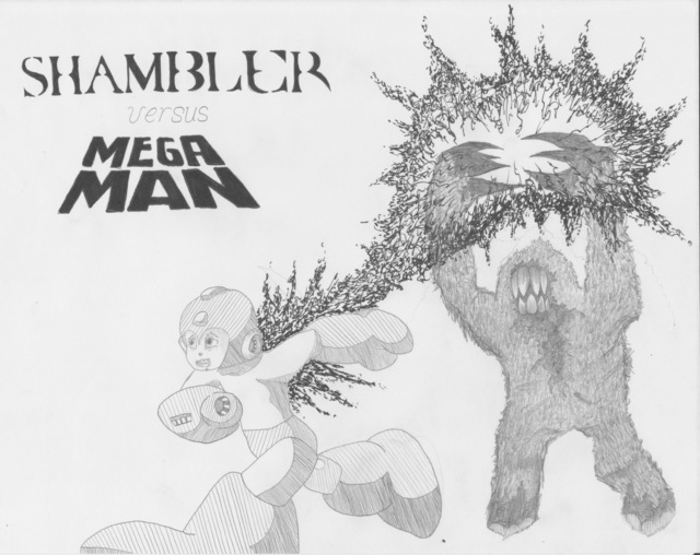 shambler versus megaman Picture Box