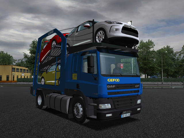 gts Daf CF GEFCO met CitroÃ«n DS3 by RockweLL GTS COMBO'S