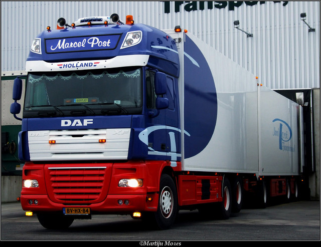 Marcel Post Daf XF105 - 510 Vrachtwagens