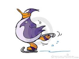 schaatsen cartoon - 