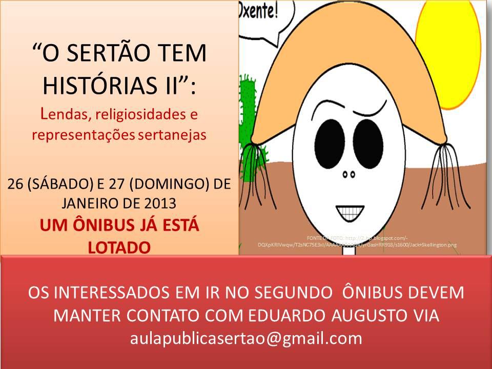 O SERTÃƒO TEM HISTÃ“RIAS - IV - 