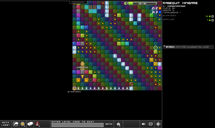 RageQuit Minigame win - 