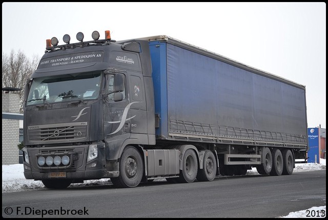 BZ-RV-29 Volvo FH540 More transport spedisjon AS3- 2013