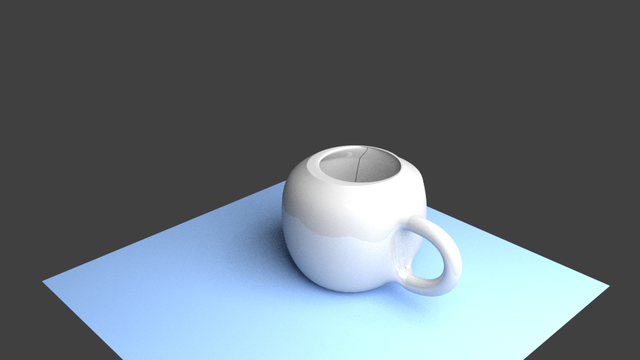 coffee cup done 3D