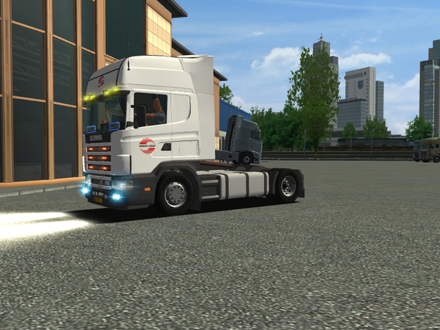 ets Scania 114L + Krone Coolliner Broersma Logisti ETS COMBO'S