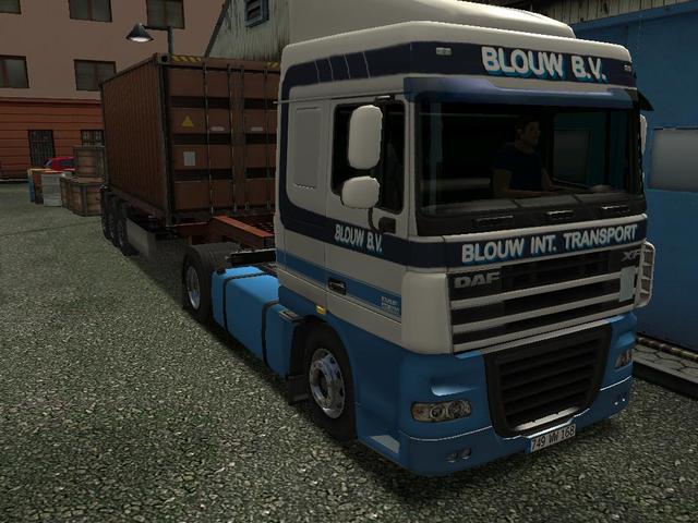 ets DAF XF 95 Blouw B.V. version 1 GTS TRUCK'S