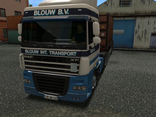 ets DAF XF 95 Blouw B.V. version 1 GTS TRUCK'S