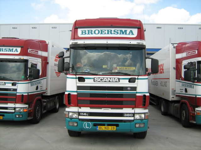 Scania 144L 380 Broersma Stroobos voorkant Diversen