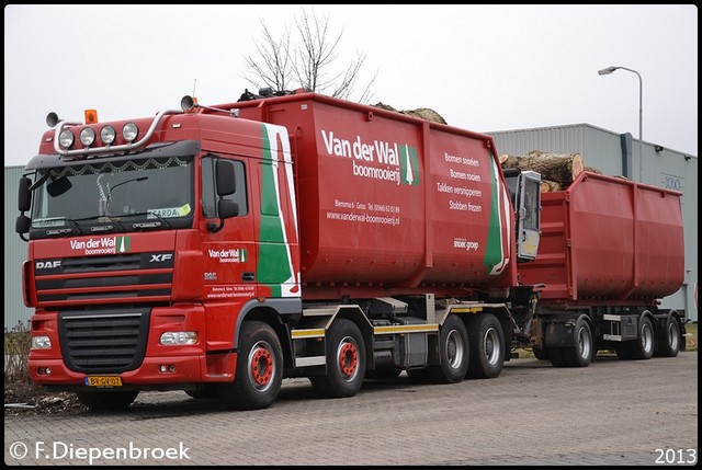 BV-GV-07 DAF XF105 Van der Wal Boomrooierij3-Borde 17-02-2013