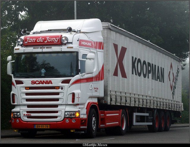 Jan de Jong Scania R420 Vrachtwagens