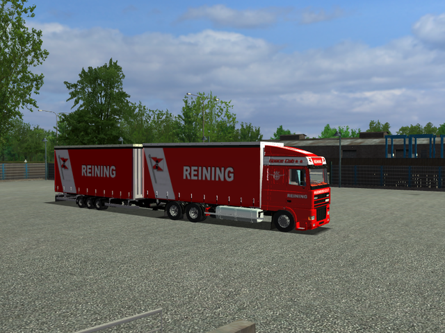 ets Daf 95 + tandem Reining verv mb C container ETS COMBO'S