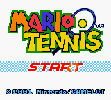 Mario Tennis [U] - 