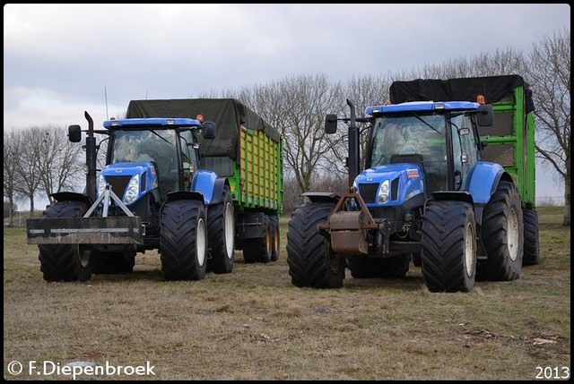 New Holland T7040 en T6080 Sjoerd Nauta2-BorderMak 2013