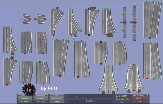 TZexpress map prefab for ets2 prefabs