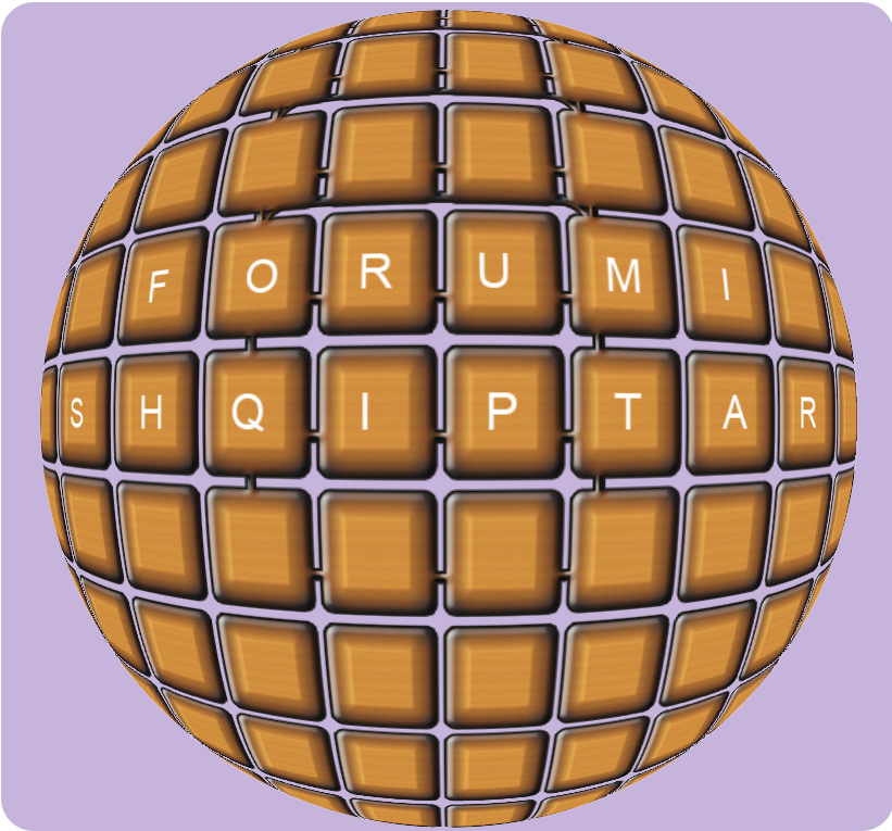 brown globe keyboard button - 