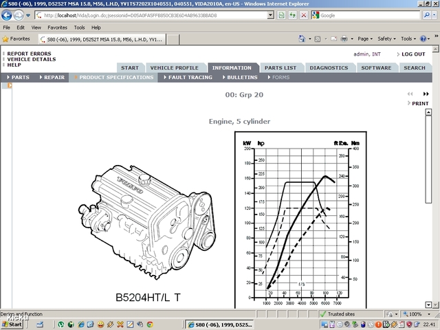 screenshot.887 Volvo VIDA via VCT2000