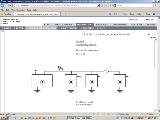 screenshot.900 Volvo VIDA via VCT2000