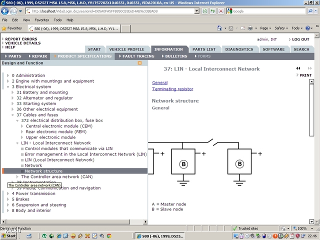 screenshot.901 Volvo VIDA via VCT2000