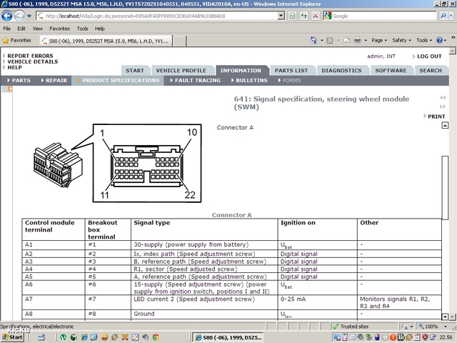 screenshot.939 Volvo VIDA via VCT2000