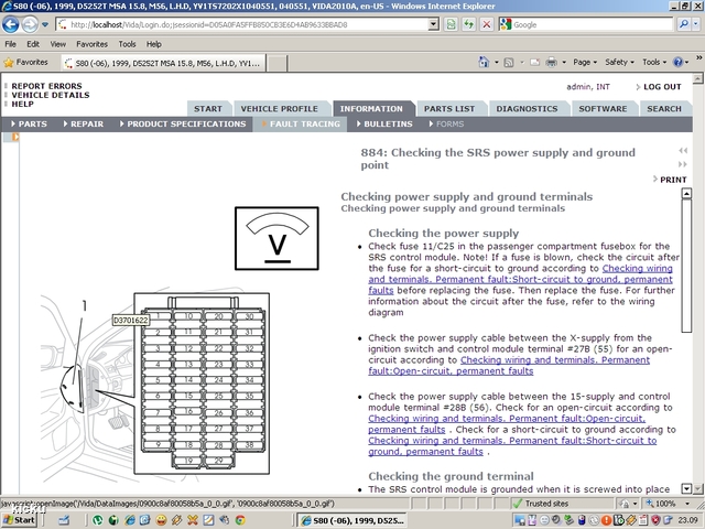 screenshot.981 Volvo VIDA via VCT2000