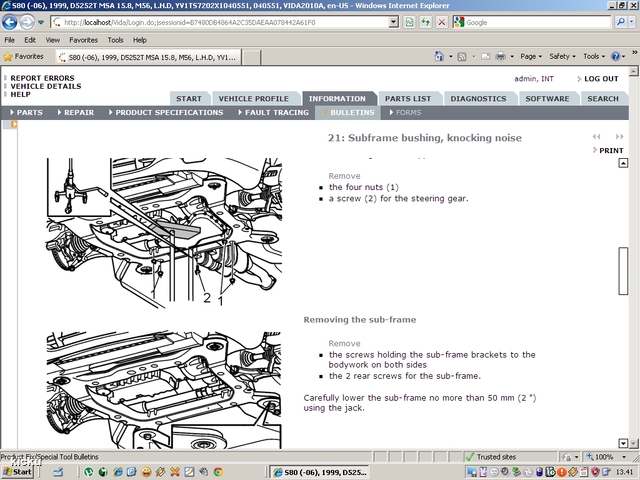 screenshot.1126 Volvo VIDA via VCT2000