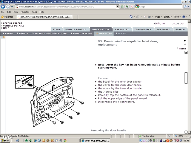 screenshot.1137 Volvo VIDA via VCT2000